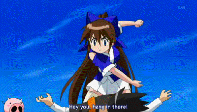 animiert Suzu schlägt Ikuto animiert Suzu schlägt Ikuto