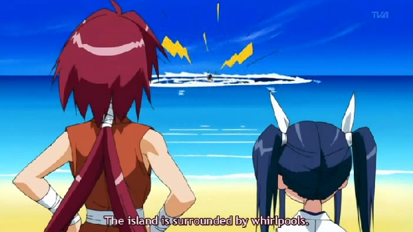 Strudel um die Insel